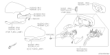 Diagram for Subaru Car Mirror - 91039FL110