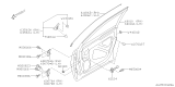 Diagram for Subaru Door Hinge - 60079SJ000