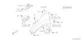 Diagram for Subaru Fender - 57120SJ0009P