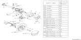 Diagram for Subaru SVX Steering Column Cover - 34340PA000MD