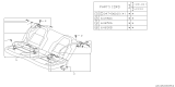 Diagram for Subaru SVX Seat Belt - 64650PA020MD