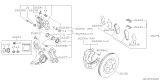 Diagram for Subaru SVX Brake Dust Shields - 26290PA000