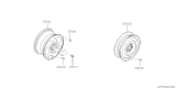 Diagram for Subaru SVX Spare Wheel - 28111PA120