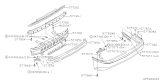 Diagram for Subaru SVX Bumper - 57720PA010