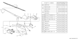 Diagram for 1989 Subaru XT Wiper Arm - 86533GA540