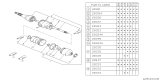 Diagram for Subaru XT CV Joint - 23291GA180