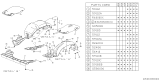 Diagram for Subaru XT Wheelhouse - 59112GA270