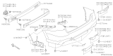 Diagram for Subaru Outback Bumper - 57704AN31A