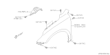 Diagram for Subaru Fender - 57120AN03A9P