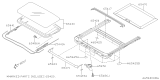 Diagram for Subaru Legacy Sunroof - 65430AN01A