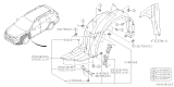 Diagram for Subaru Outback Wheelhouse - 59110AN03A