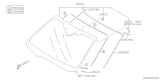 Diagram for Subaru Windshield - 65009AN02A