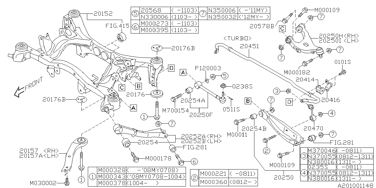 [DIAGRAM] 98 Impreza Rear Suspension Diagram - WIRINGSCHEMA.COM