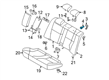 Diagram for Subaru Bed Mounting Hardware - 010106160