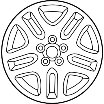 Subaru 28111AE39A Aluminium Disc Wheel