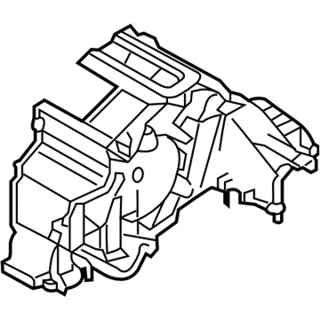 Subaru 72120AJ16B Case Heater Assembly Left