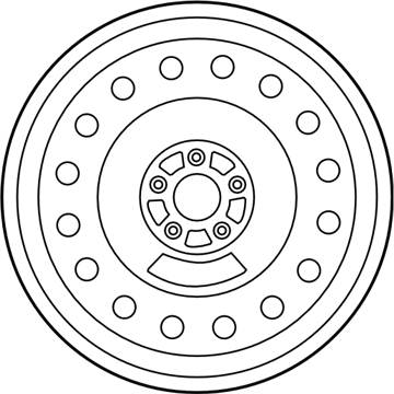 Subaru 28151FG060 Spare Tire Wheel Rim