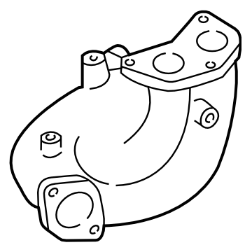 Subaru 14010AA131 Manifold Exhaust RH