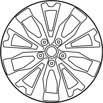 Subaru 28111AL03A Aluminium Disc Wheel