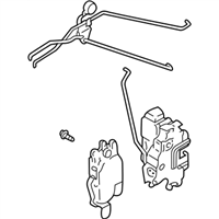 Subaru Legacy Door Lock - 61032AE04A LATCH/ACT Assembly Door Front RH