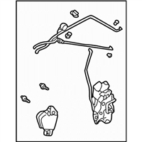 Subaru Forester Door Latch Assembly - 61032SA050 Front Door Lock Actuator Assembly, Left