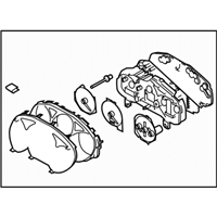 Subaru Forester Instrument Cluster - 85014SA410 Speedometer Instrument Cluster
