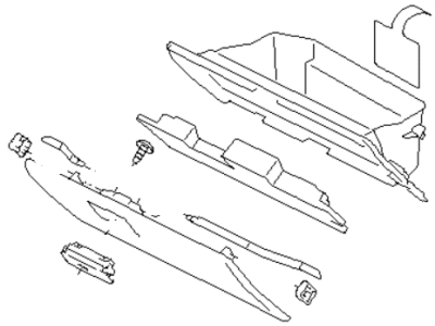 2019 Subaru WRX STI Glove Box - 66121VA131VH