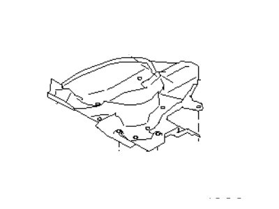 Subaru Fuel Tank Skid Plate - 42045FJ120