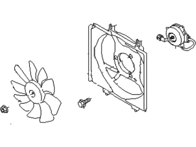 Subaru 73310FJ002 Fan&Motor Assembly