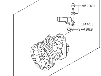 Subaru 34430SC010 Power Steering Pump Assembly