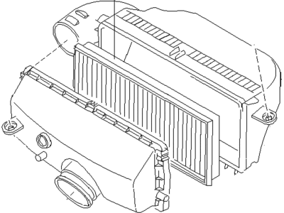 Subaru 16520AA041 Air Cleaner Cover Assembly