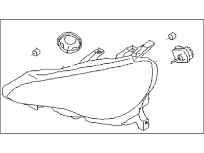 Subaru 84913CA412 Lens Housing