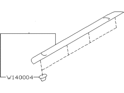 Subaru 94060CA150 Cover Side SILL Front Out