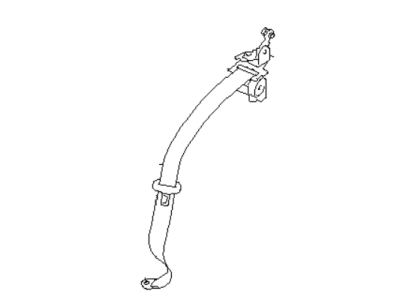 Subaru 64660CA100 Belt Assembly Rear Out RH