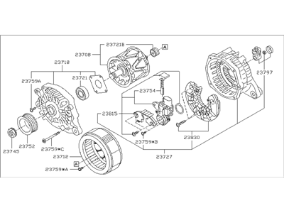 Subaru 23700AA990 Alternator Assembly
