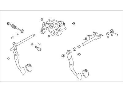 Subaru 36004FJ271 Pedal Assembly Brake & Clutch