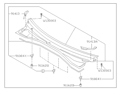 Subaru 91411AE01A