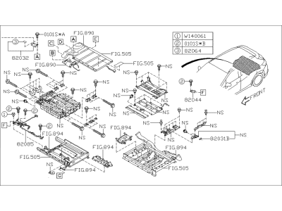 2019 Subaru Crosstrek Car Batteries - 82009FL500