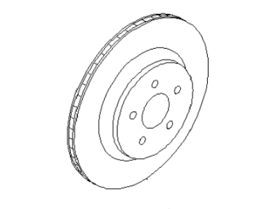 Subaru Crosstrek Brake Disc - 26700FL000