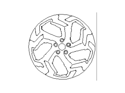 Subaru 28111FL340 Aluminium Disc Wheel