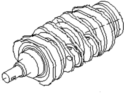 2019 Subaru Crosstrek Crankshaft - 12200AA600