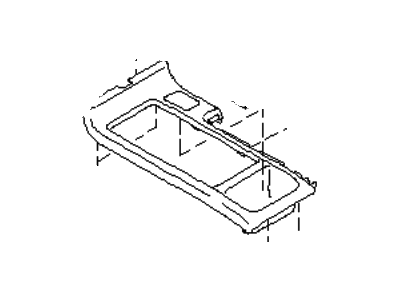 Subaru 92132AG01AWA Cover Rear Console SIA