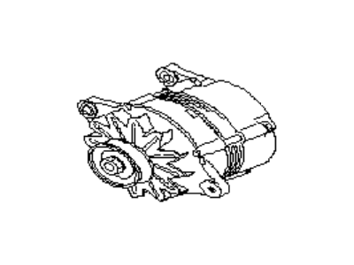 1991 Subaru Loyale Alternator - 23700AA000