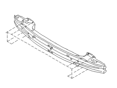 Subaru 57711AL09A9P Beam Complete Front SIA OBK