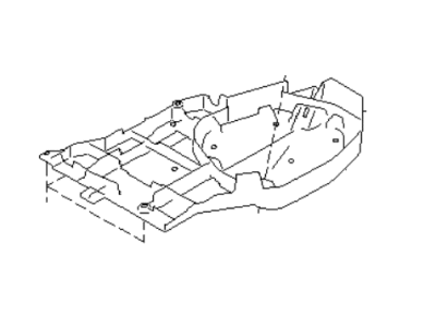 Subaru Legacy Fuel Tank Skid Plate - 42045AL05A