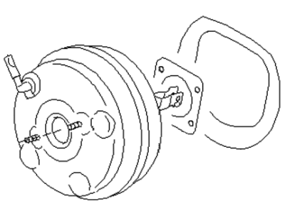 Subaru 26402AL13A Vacuum BSTR Assembly LH