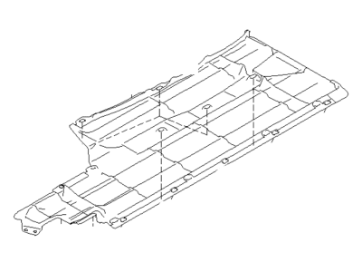 2013 Subaru Outback Underbody Splash Shield - 56411AJ05B