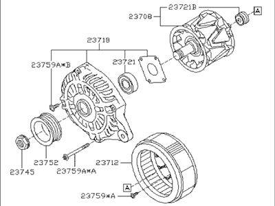 Subaru 23700AA620 Alternator Assembly