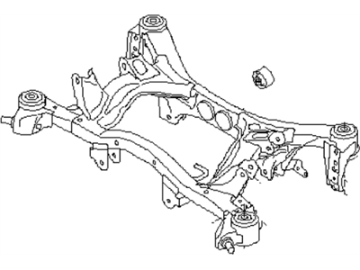 Subaru 20152AJ00A Rear Suspension Frame Sub Assembly