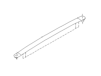 Subaru 91156AJ00B CROSSBAR Assembly RH Rear